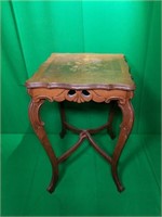 Vintage Plant Table with Inlay on Top