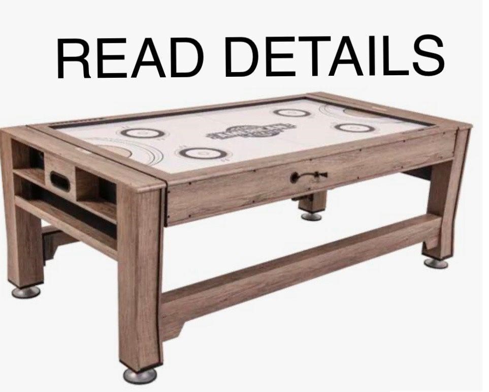 *Read American Legend 84" 3-in-1 Multi Game Table