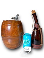 Atq. Wooden Tapped Cask