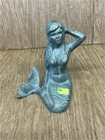 Cast Iron Mermaid Statue