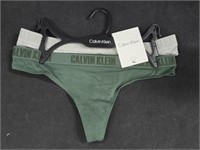 NWT Calvin Klein 2Pack Thongs Sz Small