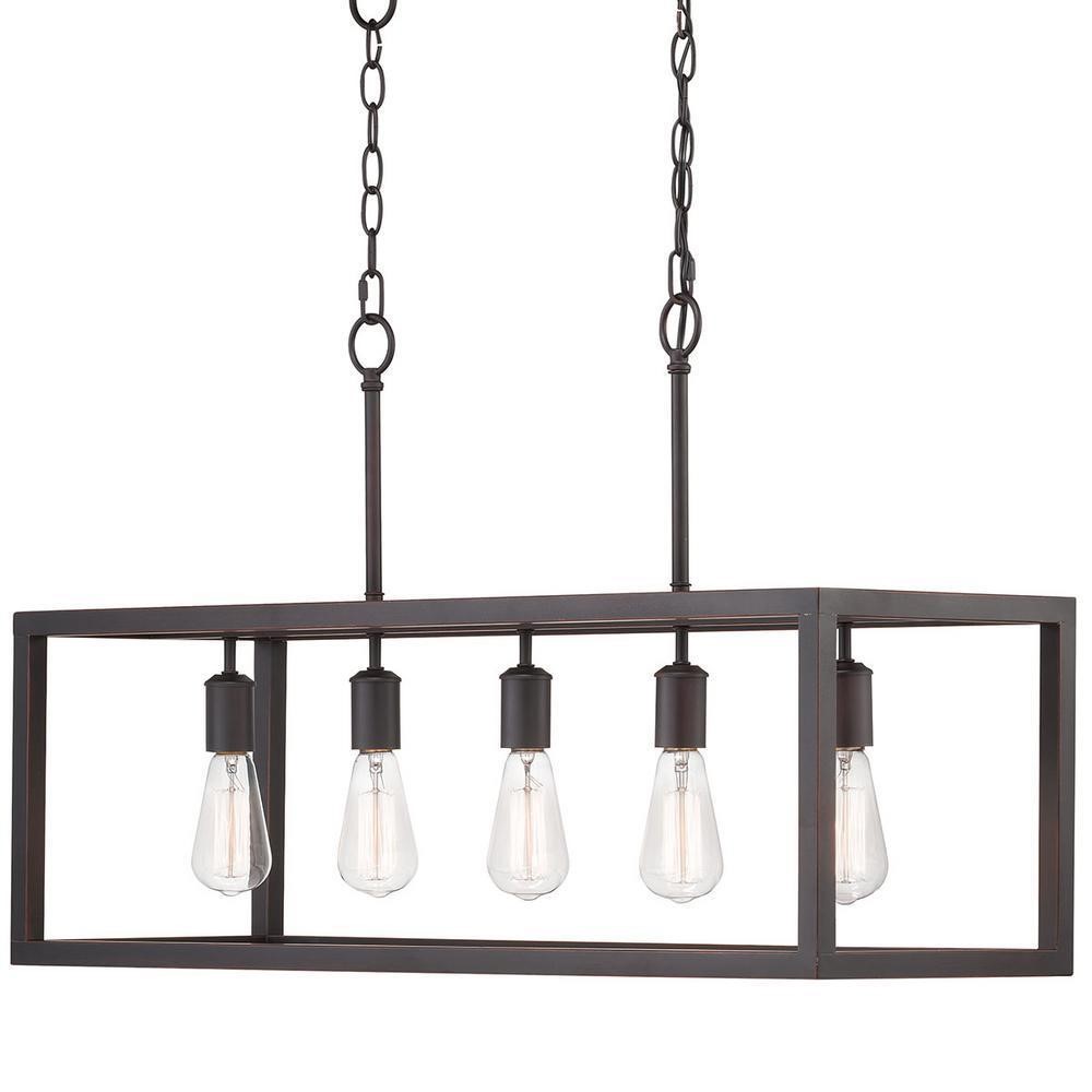 Boswell QTR Industrial Linear Hanging Chandelier