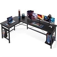 Coleshome 66" L Shaped Gaming Desk, Corner Compute