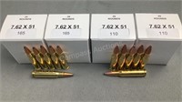(80) Rnds Reloaded Assorted 7.62x51 Ammo