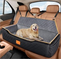 DOG CAR SEAT W SAFETY BUCKLES