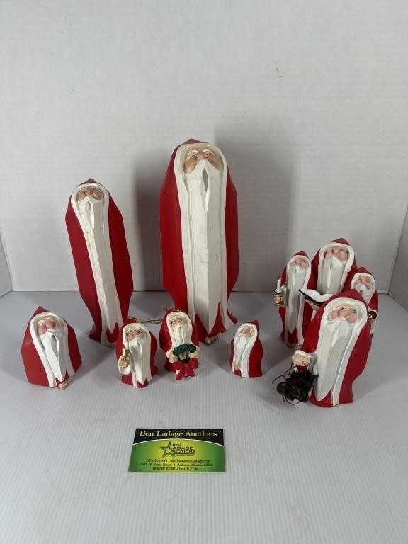 Department 56 Christmas Santa Statues