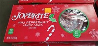 6 boxes joybrite mini peppermint  candy canes