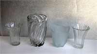 Glass Vases Lot of 4