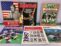Vintage sports magazines