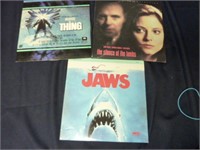 SET OF 3 LASER DISC MOVIES