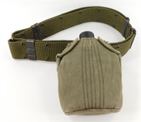 Military Web Utility Belt and Canteen
