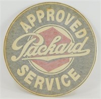 * Vintage 12” Approved Packard Service Sticker