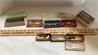 Old lures & boxes, some empty