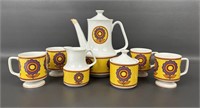 Mid-Century Daisy Coffee Pot Set *Japan