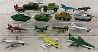 14 Matchbox Tanks, Airplanes, Battle Kings,other