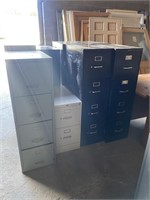 8 filing cabinets