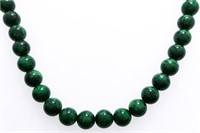 JADE Bead Necklace 20mm Choker Length