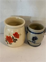 Vintage pottery vases 6”