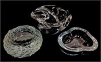 (3pc) Glass/ Crystal Candy Dishes