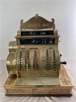 Antique Brass National Cash Register