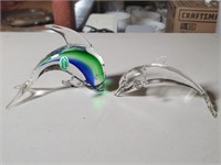 Frabel Studios & Murano Glass Dolphins