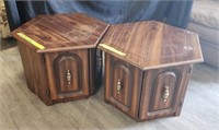 Set of Vintage Side Tables - Measures 27"x19"x19"