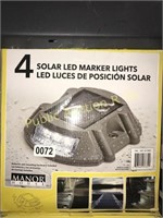 MANOR HOUSE 4 SOLAR LED MARKER LIGHTS
