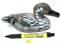 Miniature duck decoy