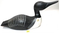 Loon wooden carved decoy