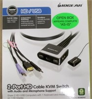 Iogear HD/USB 2 port Cable KVM Switch