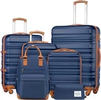 NEW $320 Luggage Set 6 Piece