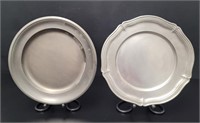 Antique Germ Pewter Plates