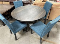 11 - ROUND DINING TABLE W/ 4 CHAIRS