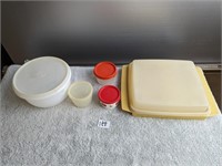 Tupperware Lot- 5 Pieces with Lids