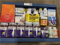 1 LOT ASSORTED VITAMINS INCLUDING