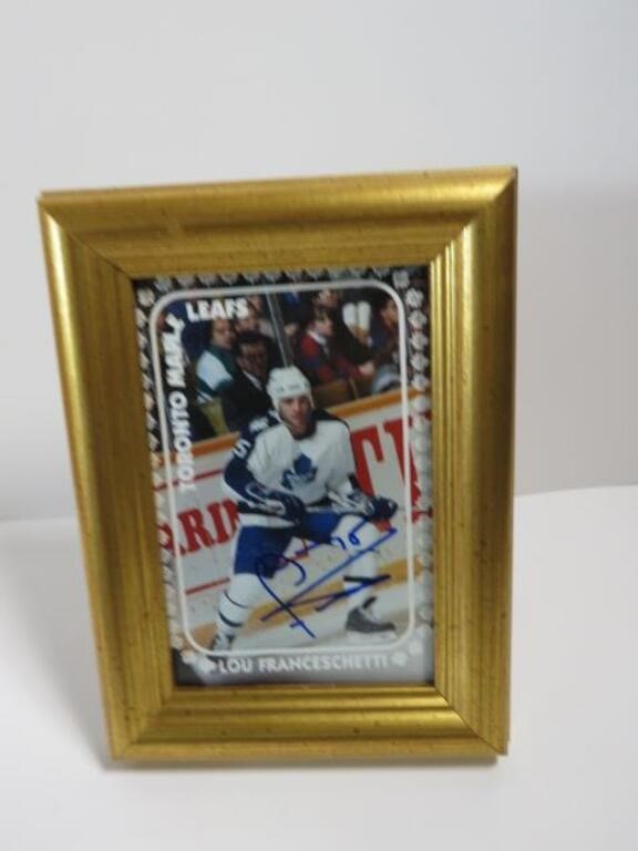 8X4 FRAMED AUTOGRAPHED CHETTI  PICTURE