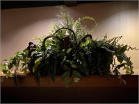 Artificial Greenery Plant in Basket Decor