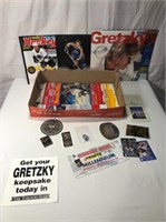 Box Lot Of Wayne Gretzky Items