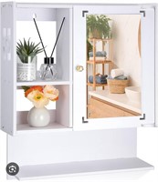 Burbell Medicine Cabinets with Mirror Door Bathroo