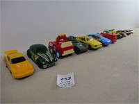 VINTAGE TOY CARS - 12 TOTAL