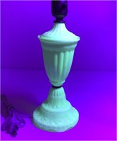 URANIUM GLASS TABLE LAMP