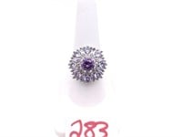 Purple Stone 925 Ring