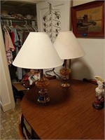 Pair Mid-century Modern Table Lamps