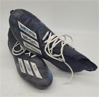 Game Used Adidas Football Cleats - Both Signed Unk