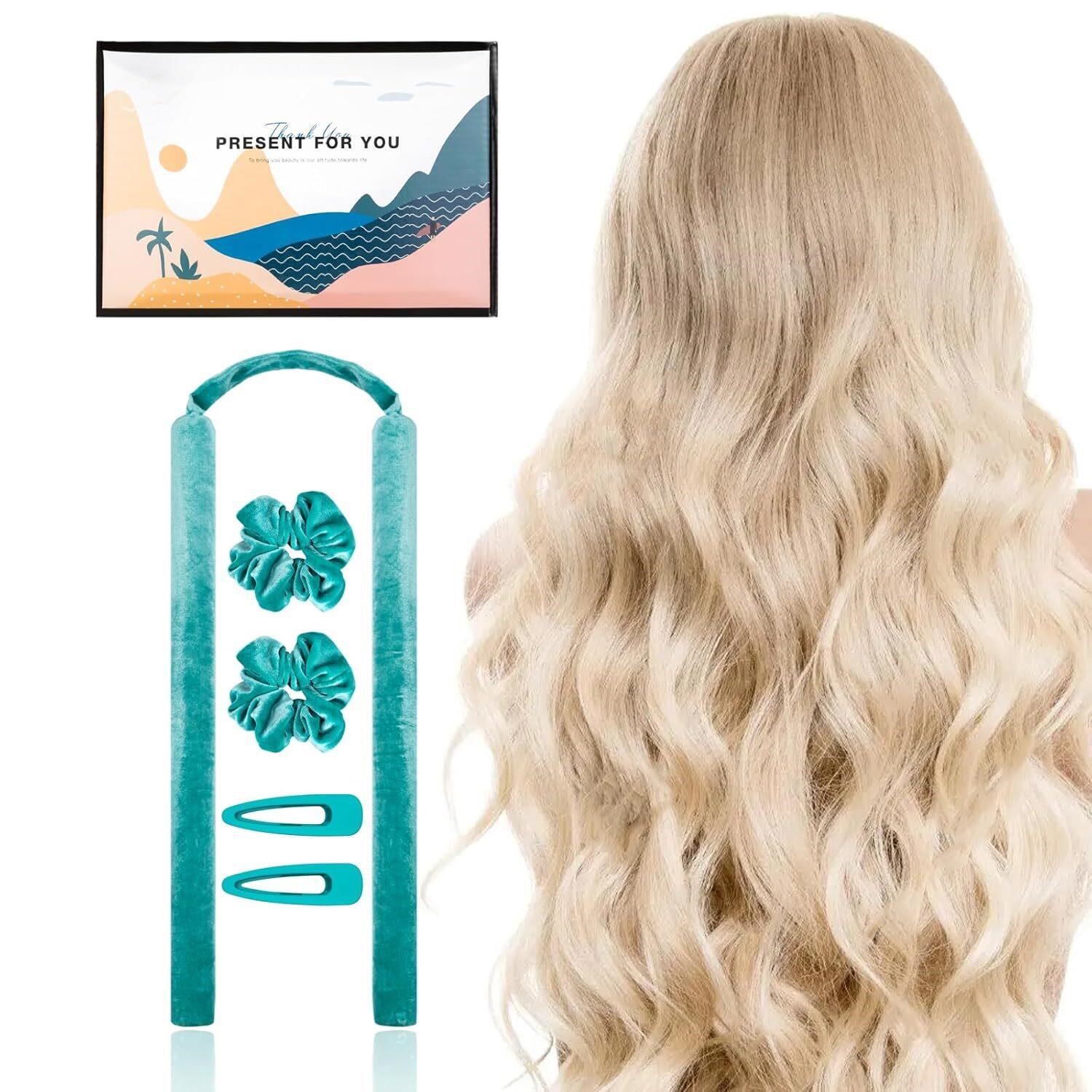 VICARKO Heatless Hair Curlers  Overnight.