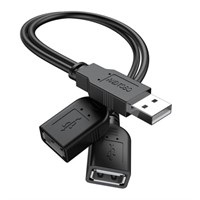 ANDTOBO 2023 Upgraded USB 2.0 A Male to 2 Dual U