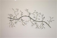 Crystal & Metal Tree Branch Wall Decor