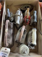 Group of collectible irons