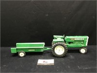 Oliver Tractor & Manure Spreader