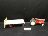 ERTL Tractor & Hay Rack